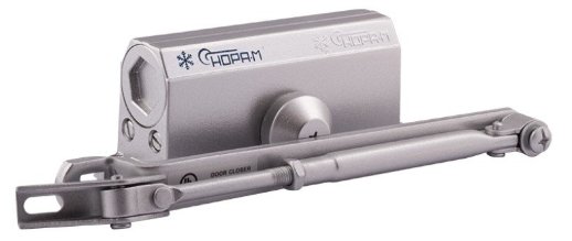 Доводчик дверной NORA-M НОРА-М №2S (серебро)