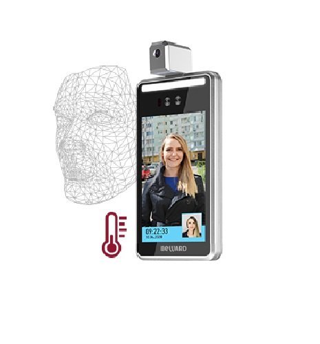 Биометрический терминал распознавания лиц с функцией измерения температуры тела Beward TFR80-210T1