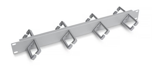Кабельный организатор 19" CABEUS JB08-1U-45-GY (10631c)