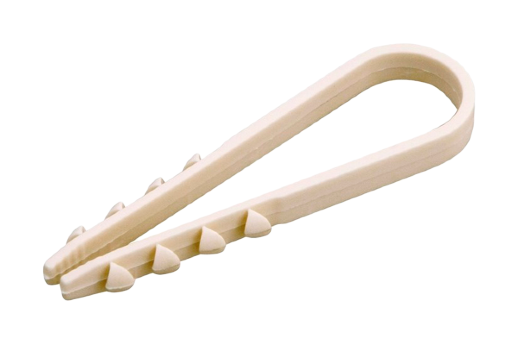 Дюбель хомут PROCONNECT Дюбель-хомут нейлоновый 5-10 мм, белый, 100 шт. PROconnect (07-4501-2)