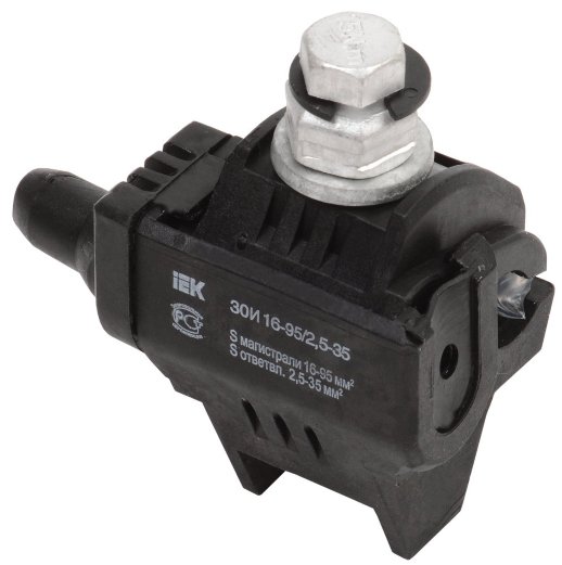 Зажим ответвительный изолированный IEK Зажим ответвительный изолированный ЗОИ 16-95/2,5-35 (UZA-11-D02-D35)
