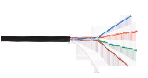 U/UTP 4pair, Cat5e, Solid, In/Out, нг(А)-HF (NMC 9100C-BK)