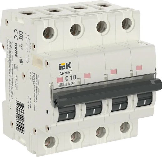 M06N 4P C 10А 6кА ARMAT (AR-M06N-4-C010)