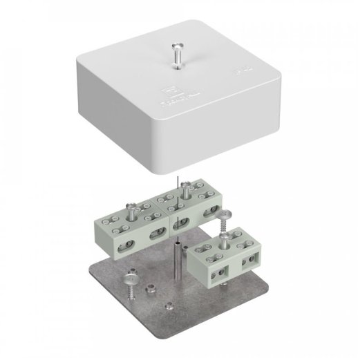 Коробка огнестойкая разветвительная 75х75х30 для кабель-канала (40-0450-FR6.0-4-6-Р)