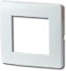 Рамка одноместная, Brava ДКС Рамка на 2 модуля (одноместная), белая (75010W)