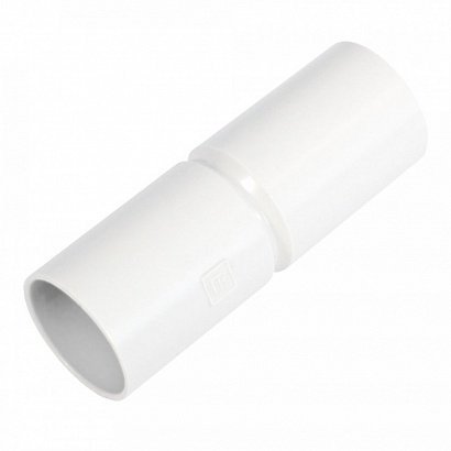 Муфта Промрукав Патрубок-муфта белая D=20 (Промрукав) (PR.01720б)