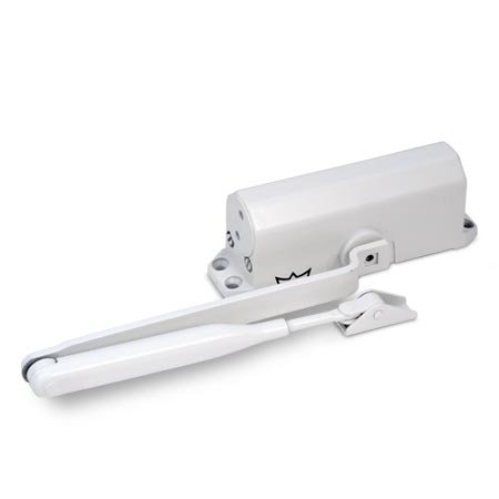 Доводчик для дверей весом до 90 кг, двухскоростной dormakaba TS-77 EN4 (90кг) (белый)