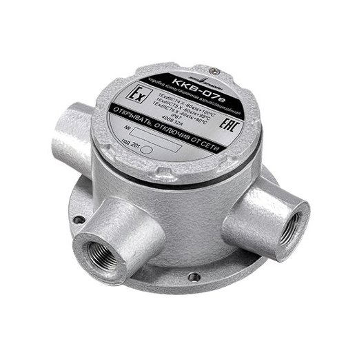 Коробка коммутационная взрывозащищенная тройниковая Эридан ККВ-07е-Ех-А-Р1-Т