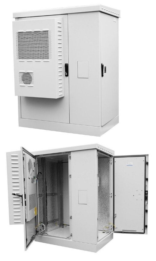 Шкаф всепогодный напольный укомплектованный ЦМО ШТВ-2-18.10.6-К3А3-ТК