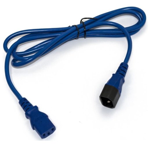 Кабель питания Hyperline PWC-IEC13-IEC14-5.0-BL
