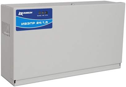 Источник вторичного электропитания резервированный Рубеж ИВЭПР 24/1,5 2х7-Р БР