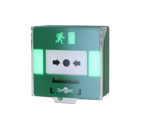 Устройство разблокировки двери с восстанавливаемой кнопкой активации Smartec ST-ER116TLS-GN