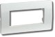 Рамка на 4 модуля, Brava ДКС Рамка на 4 модуля, белая (75011W)