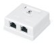 Розетка RJ-45 CABEUS WS-8P8C-Cat.5e-SH-2 (7486c)