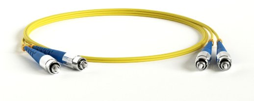 Патч-корд волоконно-оптический FC-FC Hyperline FC-D2-9-FC/UR-FC/UR-H-1M-LSZH-YL