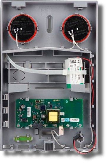 Оповещатель свето-звуковой для внешней установки радиоканальный, основание, цвет серебро Jablotron JA-163A-BASE-RB