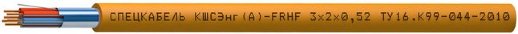 Кабель симметричный для шлейфов сигнализации систем охраны и противопожарной защиты огнестойкие, с пониженным дымо- и газовыделением Спецкабель КШСЭнг(А)-FRLS 1x2x0,52 (Спецкабель)