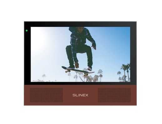 Монитор домофона цветной с функцией «свободные руки» SLINEX Sonik 7 (Black+Pink Gold)