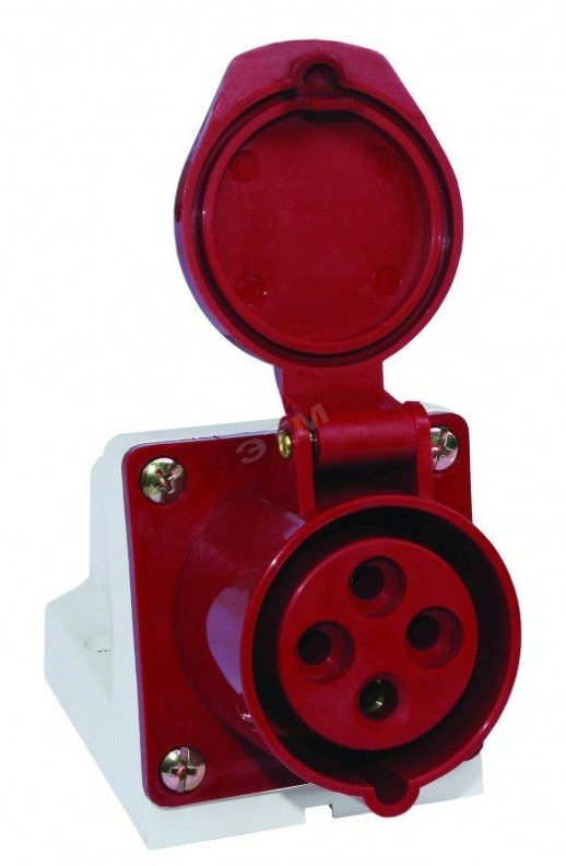 Розетка TDM ЕLECTRIC Розетка 114 стационарная 3Р+РЕ 16А 380В IP44 (SQ0602-0002)