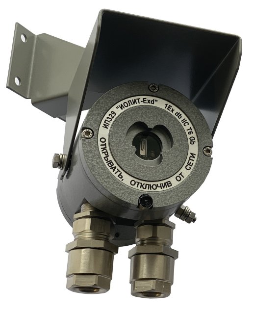 Извещатель пожарный пламени взрывозащищенный Спецприбор ИП 329 "ИОЛИТ-Exd" 1КВ, одновводный (оконечный)