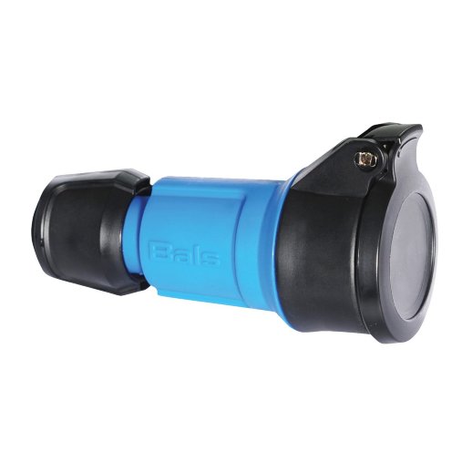 Розетка кабельная Schuko 16A 3p(2P+E) 250V IP54 синий MULTI-GRIP (7486)