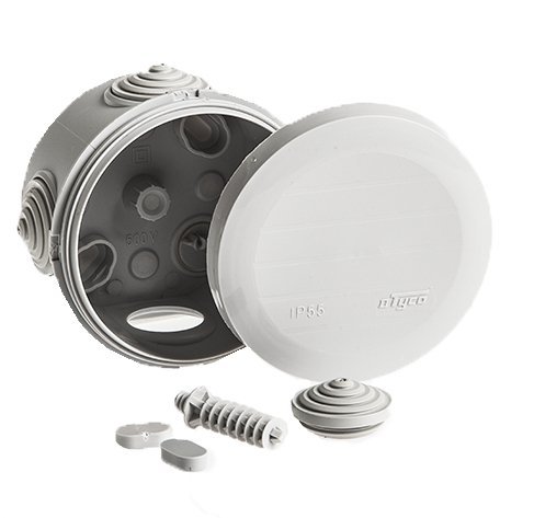 Коробка ответвительная с 4 кабельными вводами Рувинил Коробка TYCO 72 мм (67021)