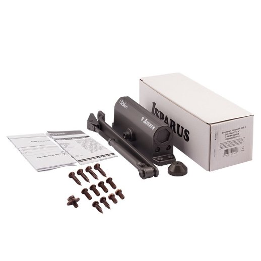 Доводчик дверной NORA-M ISPARUS 430 F (графит/бронза)