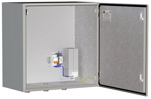 Шкаф монтажный с обогревом Тахион ТШ-60.60.35.200