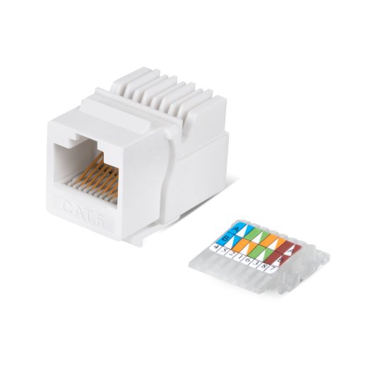 Вставка Keystone Jack RJ-45 CABEUS KJ-RJ45-Cat.6-Toolless (7959c)