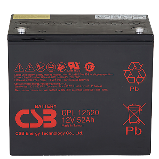 Аккумулятор герметичный свинцово-кислотный CSB CSB GPL 12520