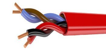 Кабель для систем ОПС и СОУЭ огнестойкий, с низким дымо и газовыделением СПКБ-Техно КПКВнг(А)-FRLS 2х2х1,0