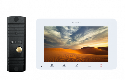 Комплект вызывной панели с монитором SLINEX SM-07MHD + ML-16HD