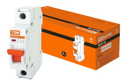Автоматический выключатель TDM ЕLECTRIC ВА47-29 1Р 32А 4,5кА х-ка С (SQ0206-0077)