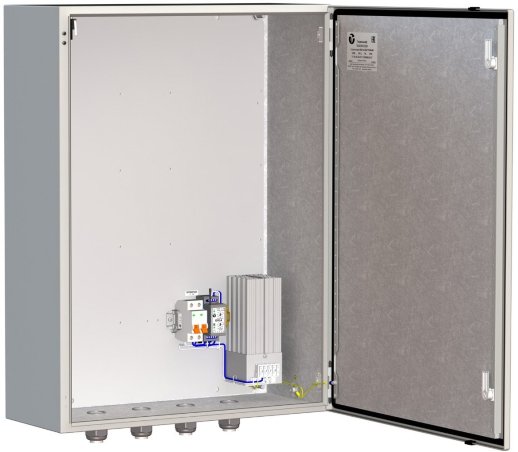 Шкаф монтажный с обогревом Тахион ТШ-60.80.25.200