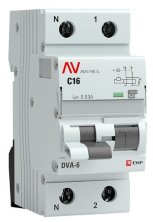 DVA-6 1P+N 16А (C) 30мА (A) 6кА AVERES (rcbo6-1pn-16C-30-a-av)