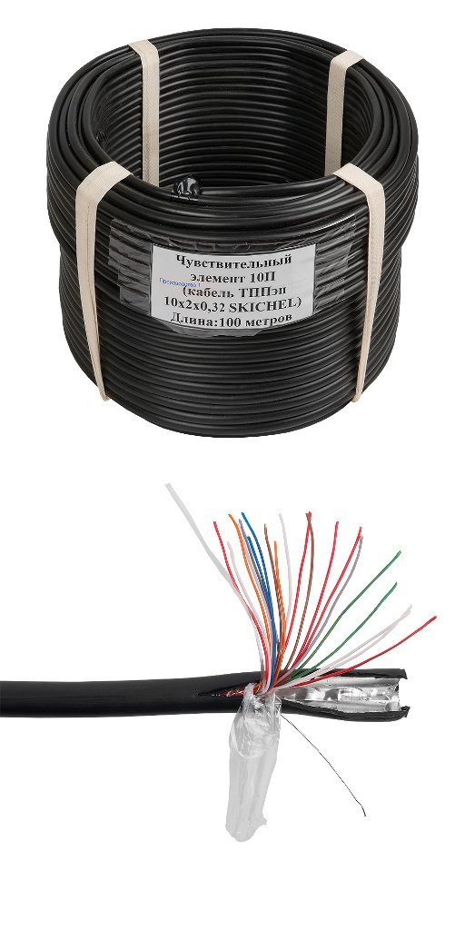 Чувствительный элемент (трибокабель) СКИЗЭЛ ТППэп-10П SKICHEL, 100 м