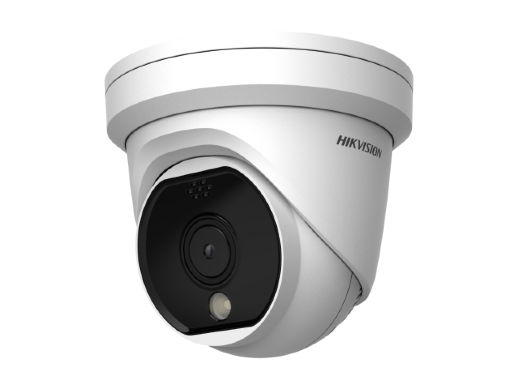 Профессиональная тепловизионная IP-камера купольная Hikvision DS-2TD1217B-6/PA