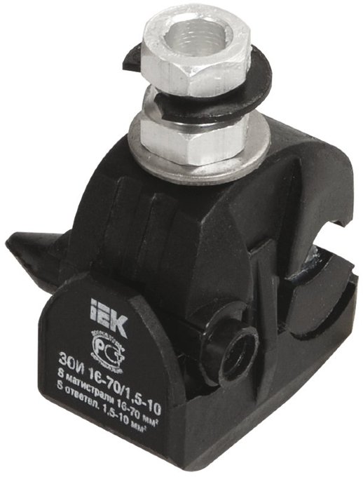 Зажим ответвительный изолированный IEK Зажим ответвительный изолированный ЗОИ 16-70/1,5-10 (UZA-11-D01-D10)