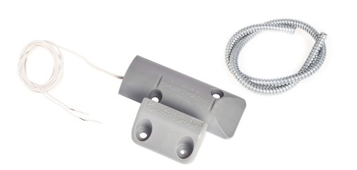 Извещатель охранный точечный магнитоконтактный, кабель в металлорукаве КомплектСтройСервис ИО 102-20 А2П (3)