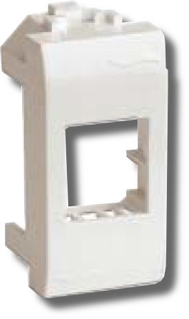 Адаптер для информационных разъемов ДКС Адаптер для информационных разъемов Keystone, 1 модуль (76607B)