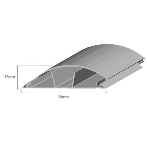 Напольный канал Efapel Напольный короб 75х17,серый (10120 CCZ)