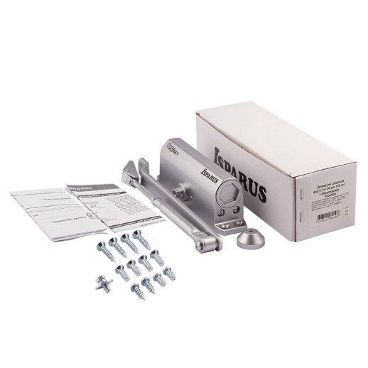 Доводчик дверной NORA-M ISPARUS 430 F (серебро)