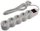 Сетевой фильтр 5 розеток, 3м, белый 5bites SP5W-230