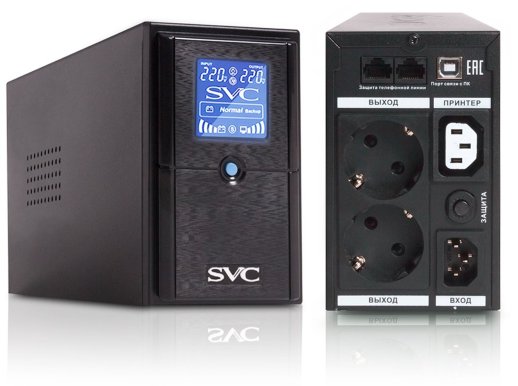 Источник бесперебойного питания SVC SVC V-600-L-LCD