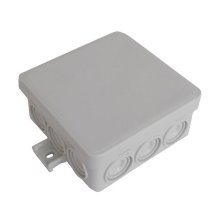 Коробка JBL085 85х85х38, 12вых., IP55, серая (44054)