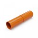 Патрубок-муфта D=16 оранжевая (Промрукав) (PR13.1239)