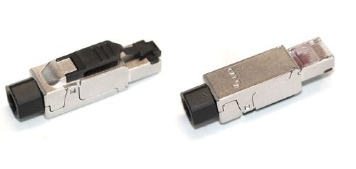 Разъем RJ-45 Hyperline PLUF-8P8C-S-C6A-SH