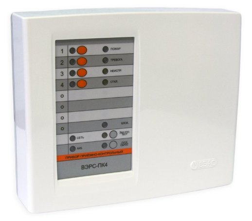 Прибор приемно-контрольный охранно-пожарный ВЭРС ВЭРС-ПК 4ПТ версия 3.2