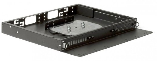 Кросс оптический 19" Hyperline FO-19V-1U-3xSLT-W130H30-24UN-BK