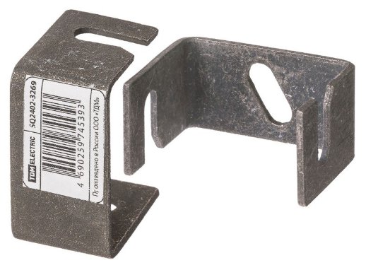 Держатель фасадный скоба 30х48мм для полосы 25х4мм, термодиффузия TDM (SQ2402-3269)